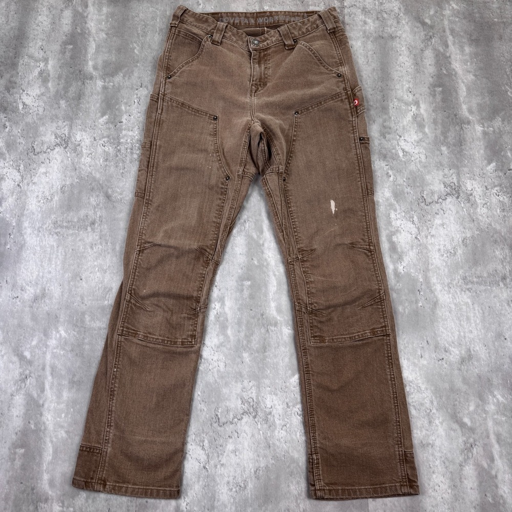 Dovetail Workwear Cargo Pants Womens 8x30 Old School Double Knee High Rise